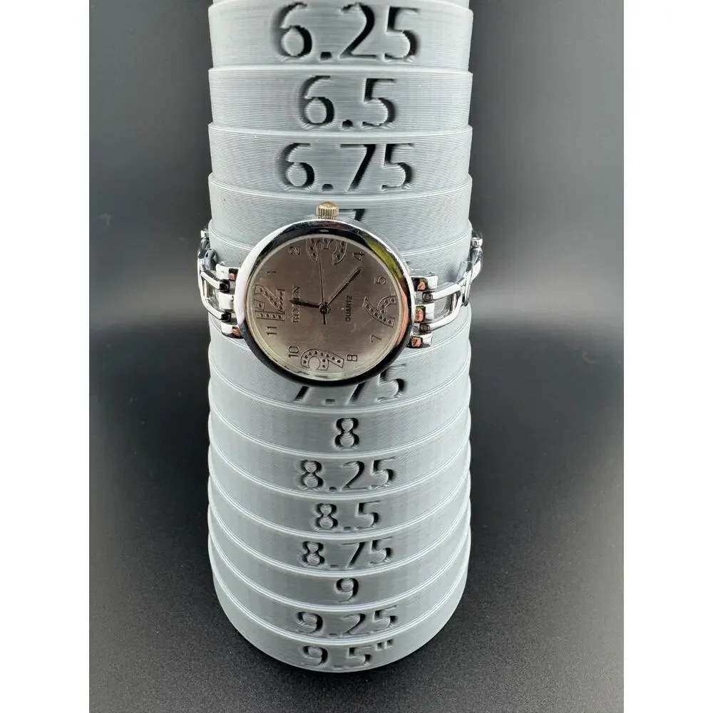 Vintage Bozen Ladies Watch Silver Tone Bracelet Band